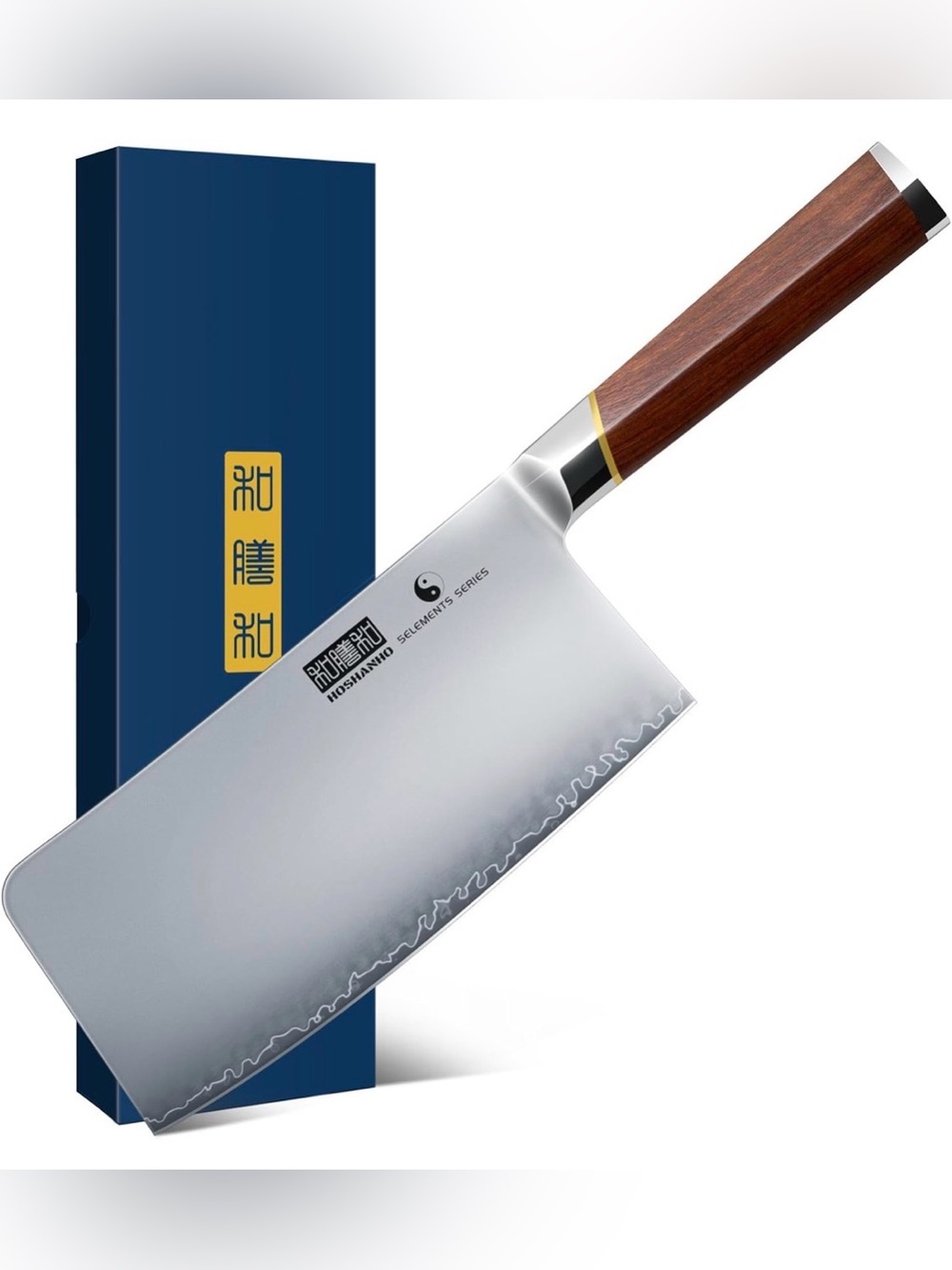 HOSHANHO Cleaver Knife 7", Sharp Japanese Meat Cleaver & Vegetable Knife